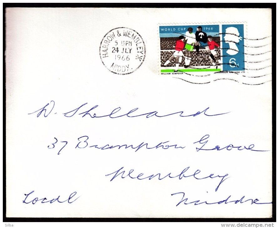 Great Britain Harrow & Wembley1966 Soccer Football World Cup England 1966 - 1966 – Inghilterra