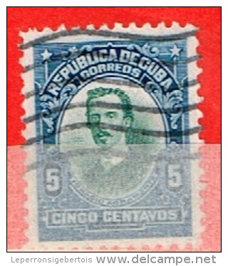 Cuba 5c Ignacio Agramonte 1911 N°192 Oblitéré - Oblitérés