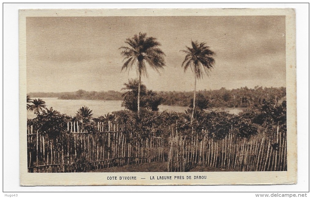 COTE D´ IVOIRE - LA LAGUNE PRES DE DABOU - CPA NON VOYAGEE - Côte-d'Ivoire