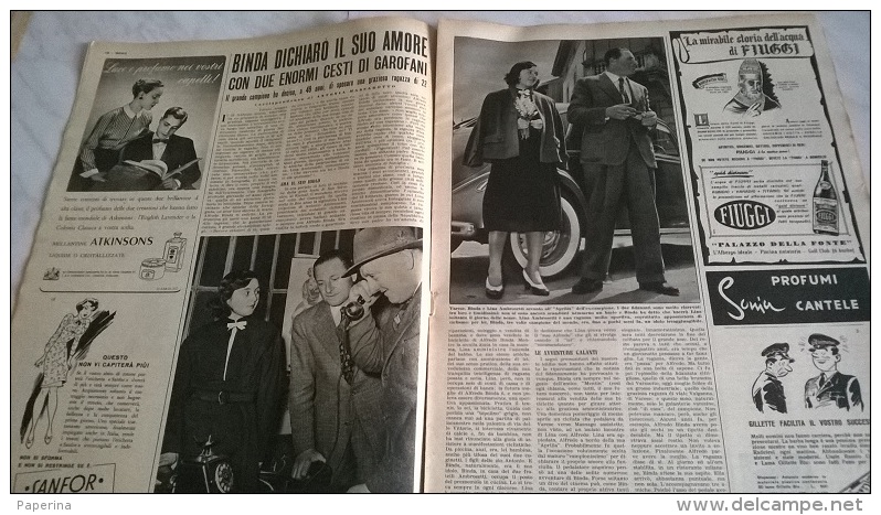 OGGI N.22 31/5/51 50 ANNI CASA SAVOIA/GIORNATA DELLA VESPA/K.HEPBURN,S.TRACY/ROMANIA/BINDA/GARBO/J.RENOIR/LAKE,DE TOTH - Other & Unclassified