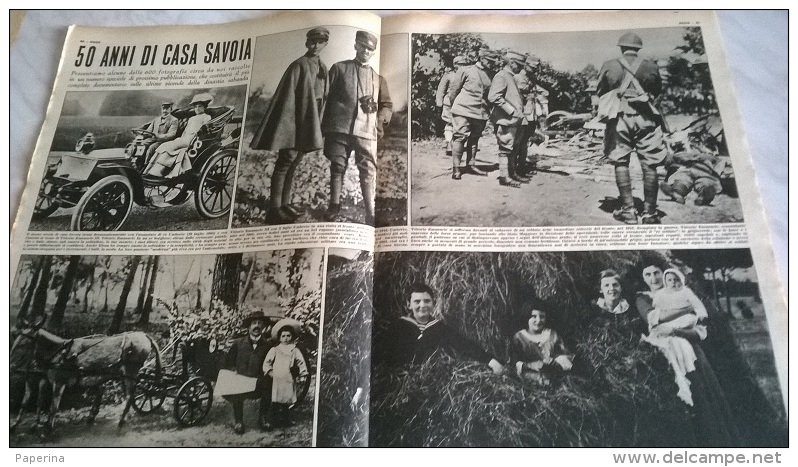 OGGI N.22 31/5/51 50 ANNI CASA SAVOIA/GIORNATA DELLA VESPA/K.HEPBURN,S.TRACY/ROMANIA/BINDA/GARBO/J.RENOIR/LAKE,DE TOTH