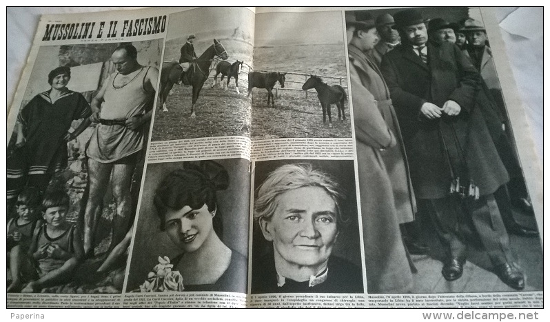 OGGI N. 28 12/7/51 F. COPPI/MUSSOLINI E IL FASCISMO/VESPA/BENEVENTO: AMOROSI/RAVENNA: PINZA/DON E. FRANZONI/ - Altri & Non Classificati