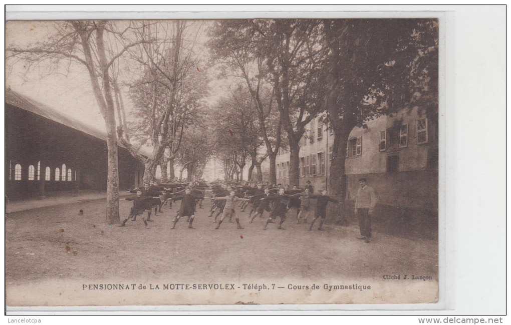 73 - LA MOTTE SERVOLEX / LE PENSIONNAT - COURS DE GYMNASTIQUE - La Motte Servolex