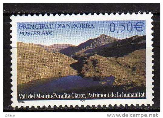 Andorra,French Andorra 2005 World Heritage - Vall Del Madriu.MNH - Nuevos