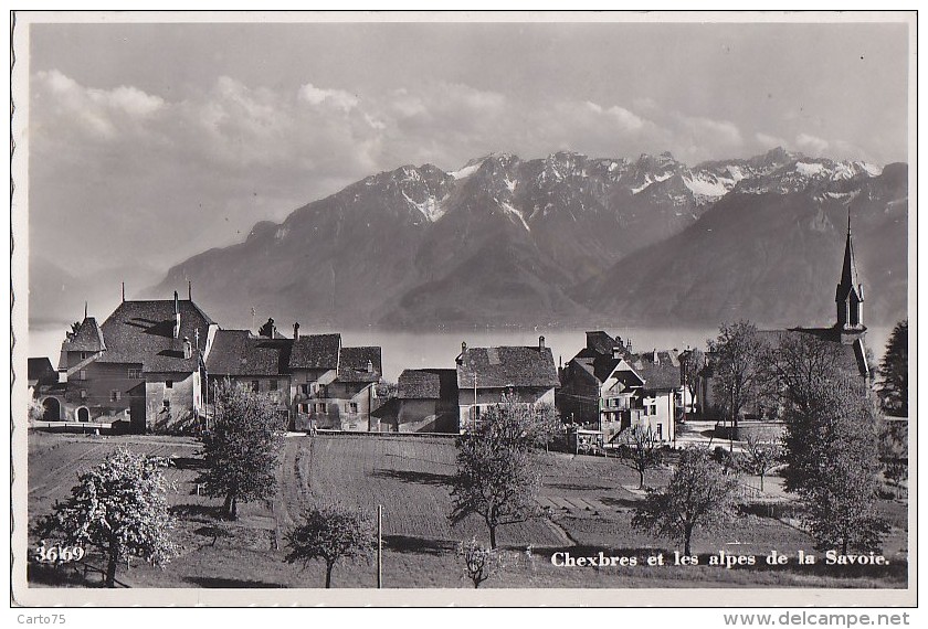 Suisse - Chexbres - Village - 1945 - Chexbres