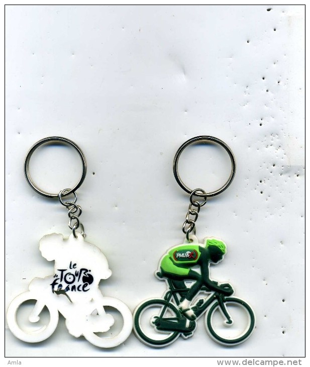 PORTE CLE RECTO VERSO  LE TOUR DE FRANCE Pmu Velo - Porte-clefs