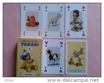 YAKARI. Jeu De 52 Cartes + 2 Jokers.dans Sa Boite Carton. Toutes Les Cartes Sont Imagées - Cartes à Jouer Classiques