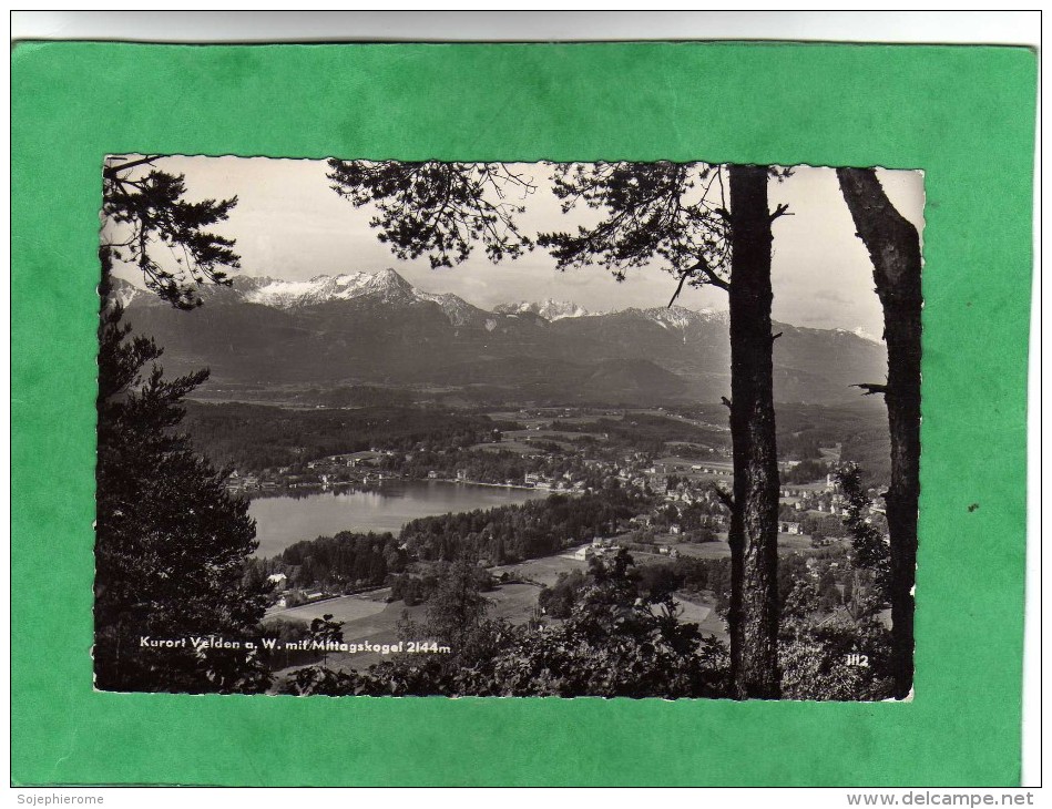 Kurort Velden Am Wörther See Mit Mittagskogel 2144 M (Carinthie - 16/08/1954) - Velden