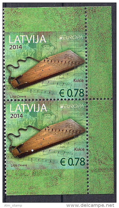 2014 Lettland Latvija  Mi. 904 DO DU  **MNH  Booklet Set - 2014