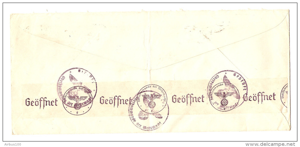 USA ENTIER POSTAL NEW YORK 8/10/1940 GEOFFNET CENSURED CENSURE POUR COPENHAGEN COPENHAGUE DENMARK - 2 Scans - - 1921-40