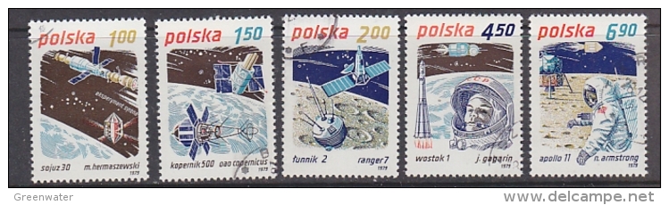 Poland 1979 Space 5v Used Cto (27413) - Europe