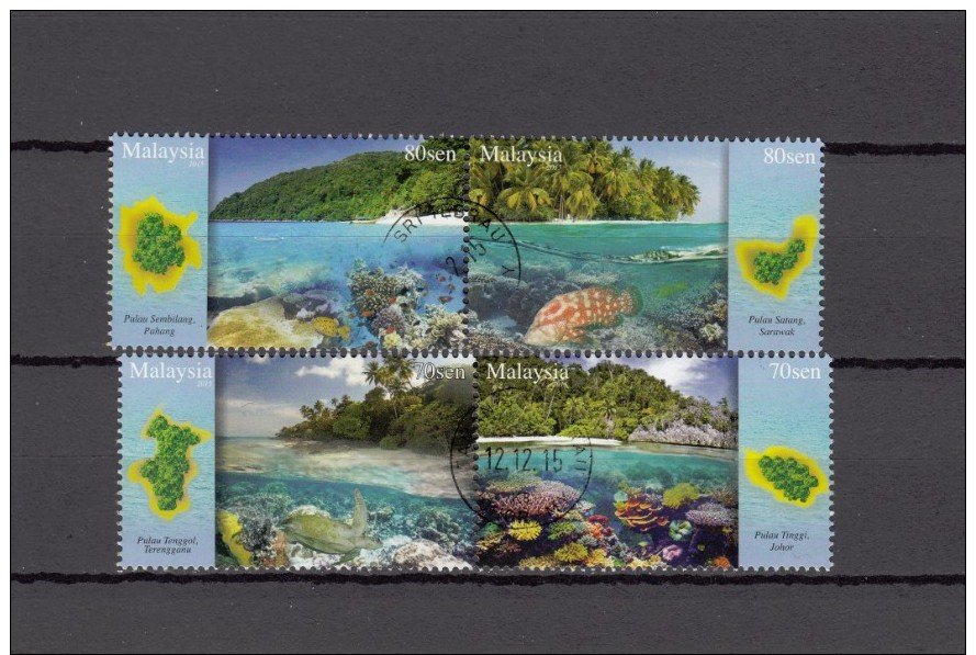 Malaysia 2015 - Complete Set Islands & Beaches Cancelled , Michelnr. ??? - Maleisië (1964-...)