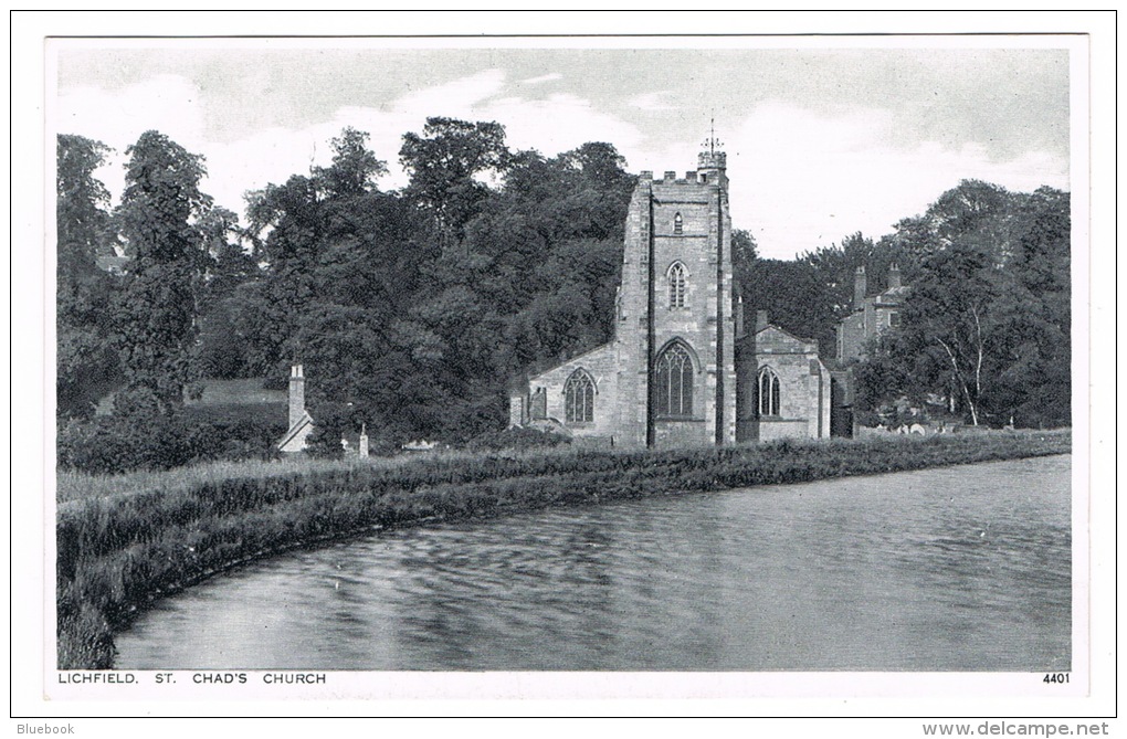 RB 1085 -  Early Postcard - St Chad's Church - Lichfield Staffordshire - Other & Unclassified