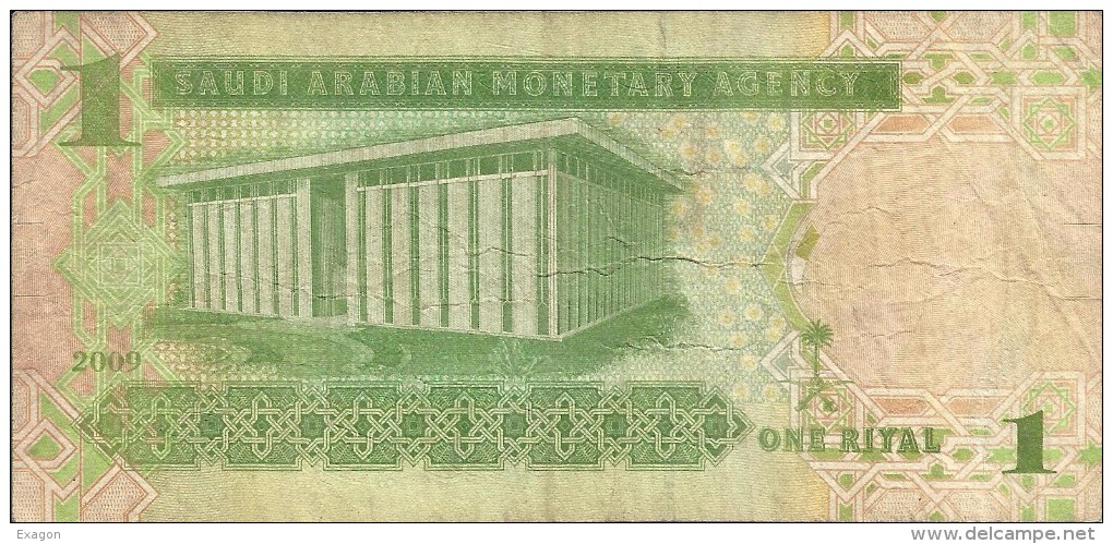 Banconota   ARABIA  SAUDITA   One Riyal - Anno 2009 - Saudi-Arabien