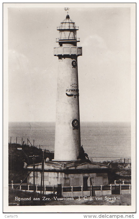 Pays-Bas - Egmond Aan Zee - Vuurtoren J. C. J. Van Speyk - Phare Lighthouse - Egmond Aan Zee