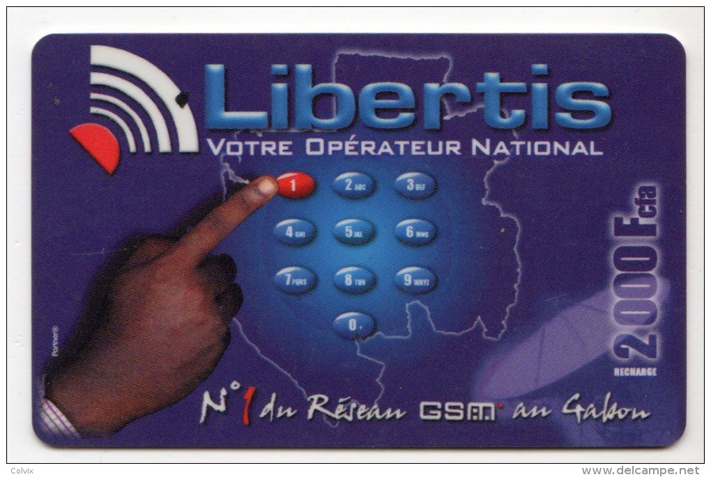 CARTE GABON PREPAYEE LIBERTIS - Gabon