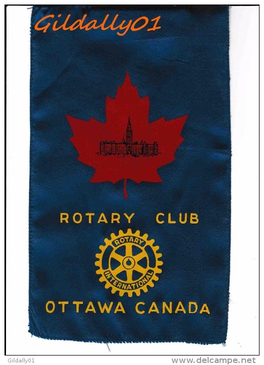 FANION / PENNANT:   OTTAWA  (CANADA).       * ROTARY CLUB INTERNATIONAL * - Andere & Zonder Classificatie