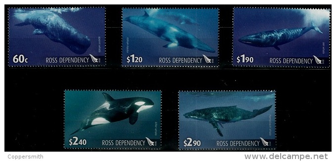 (033) Ross 2010 / Animals / Whales / Wale / Baleines / Meerestiere  ** / Mnh  Michel 119-23 - Otros & Sin Clasificación