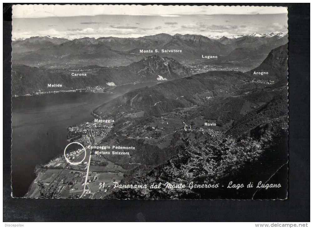 N2215 CAMPEGGIO PEDEMONTE IN MELANO - TESSIN, TICINO, SUISSE - VIAGGIATA - Melano