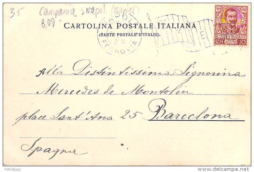 METIERS Marchand Ambulant PIZZAIOLO Napoli Italia CPA 1902 - Venditore Di Focacce Pizzaiuolo  Tipi E Costumi Napoletani - Street Merchants