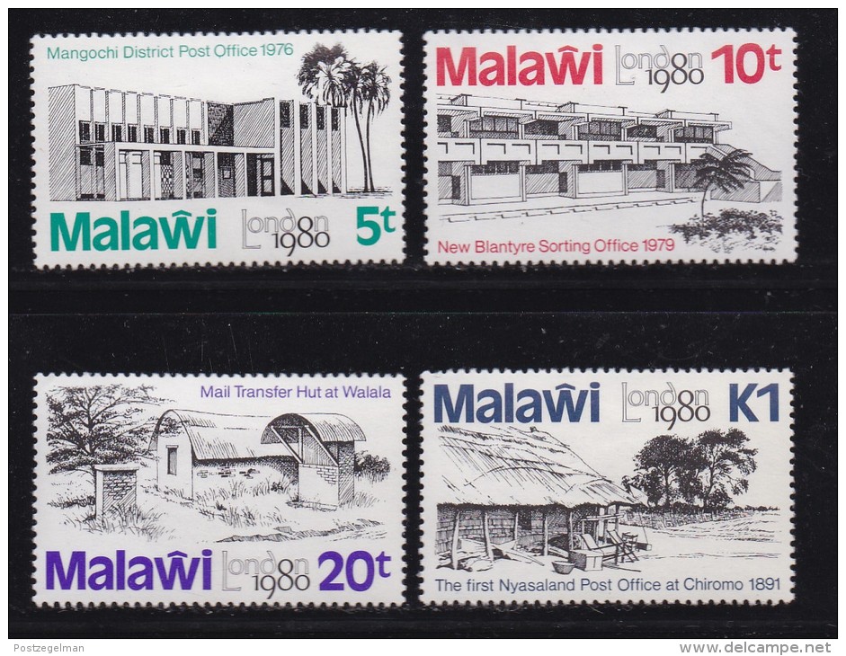 MALAWI, 1980, Mint Hinged Stamps, London 1980, 344-347, #4579 - Malawi (1964-...)