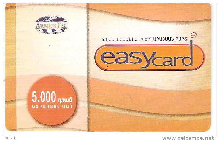 Armenia-easy-card Prepaid Card 5.000 Dram Exp.date:30/10/2006,test Card - Arménie