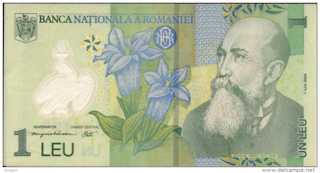 Banconota Da  1  LEU  ROMANIA - Anno 2005 - Romania