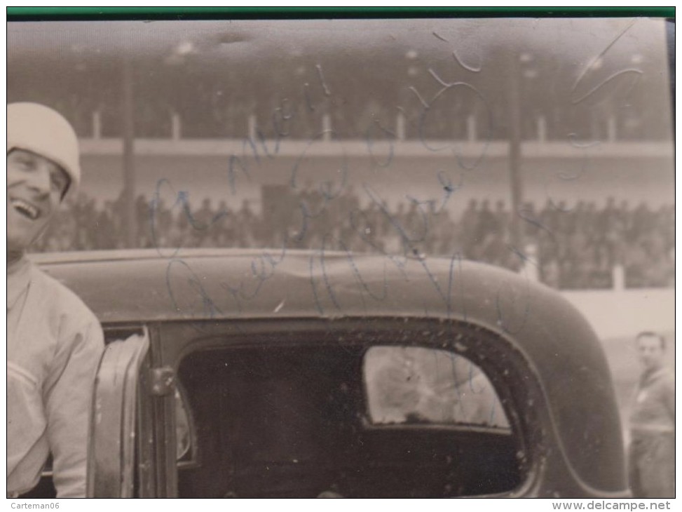 06 - Nice - Stock Cars Du 3/07/1954 - Photo Dédicacé - Photographe Olympic Photo à Nice (Course Automobile) - Automobiles