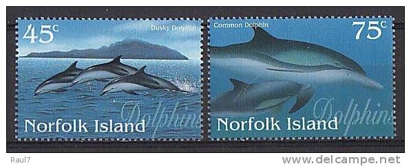 NORFOLK - 1997 - Faune Marine, Dophins - 2v Neufs *** // Mnh - Ile Norfolk