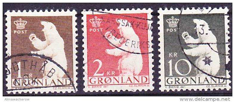 2016-0234 Greenland Lot Definitives Icebear 1963 Real Used O - Usados