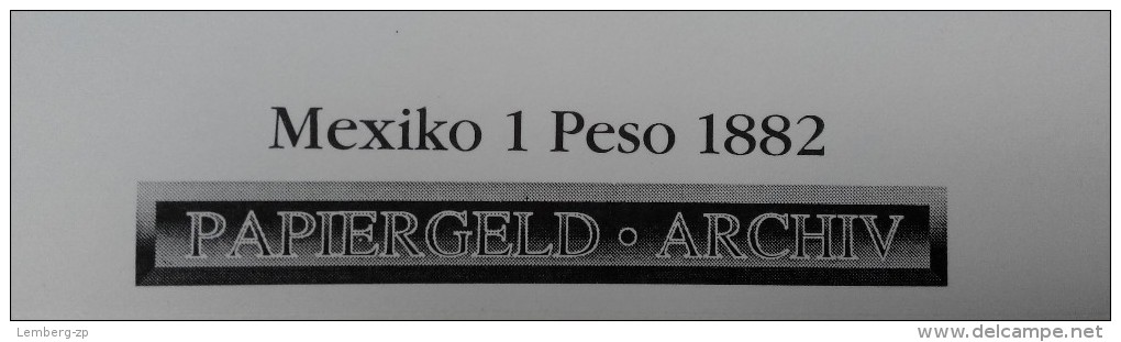 Mexiko / Mexico - 1 Peso 1882 COPY Lemberg-Zp - Mexiko