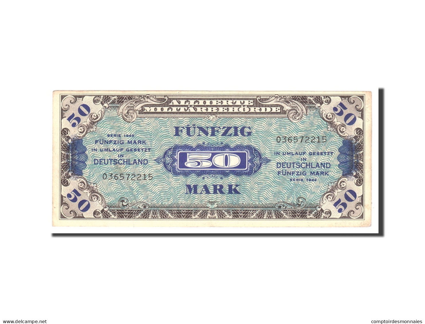 Billet, Allemagne, 50 Mark, 1944, Undated, KM:196b, TTB+ - 50 Mark