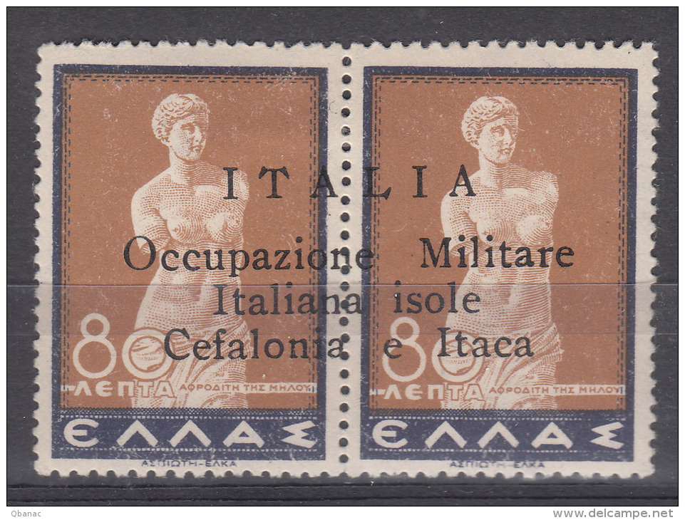 Italy Occupation In WWII Cefalonia &amp; Itaca 1941 Sassone#16 Mint Hinged - Cefalonia & Itaca