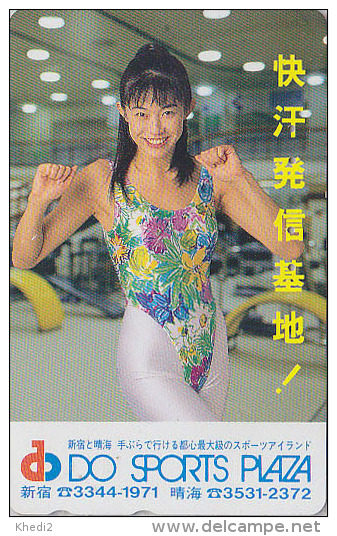 Télécarte Japon - SPORT - FEMME / Do Sports Plaza - GIRL Japan Phonecard Telefonkarte - 2107 - Sport