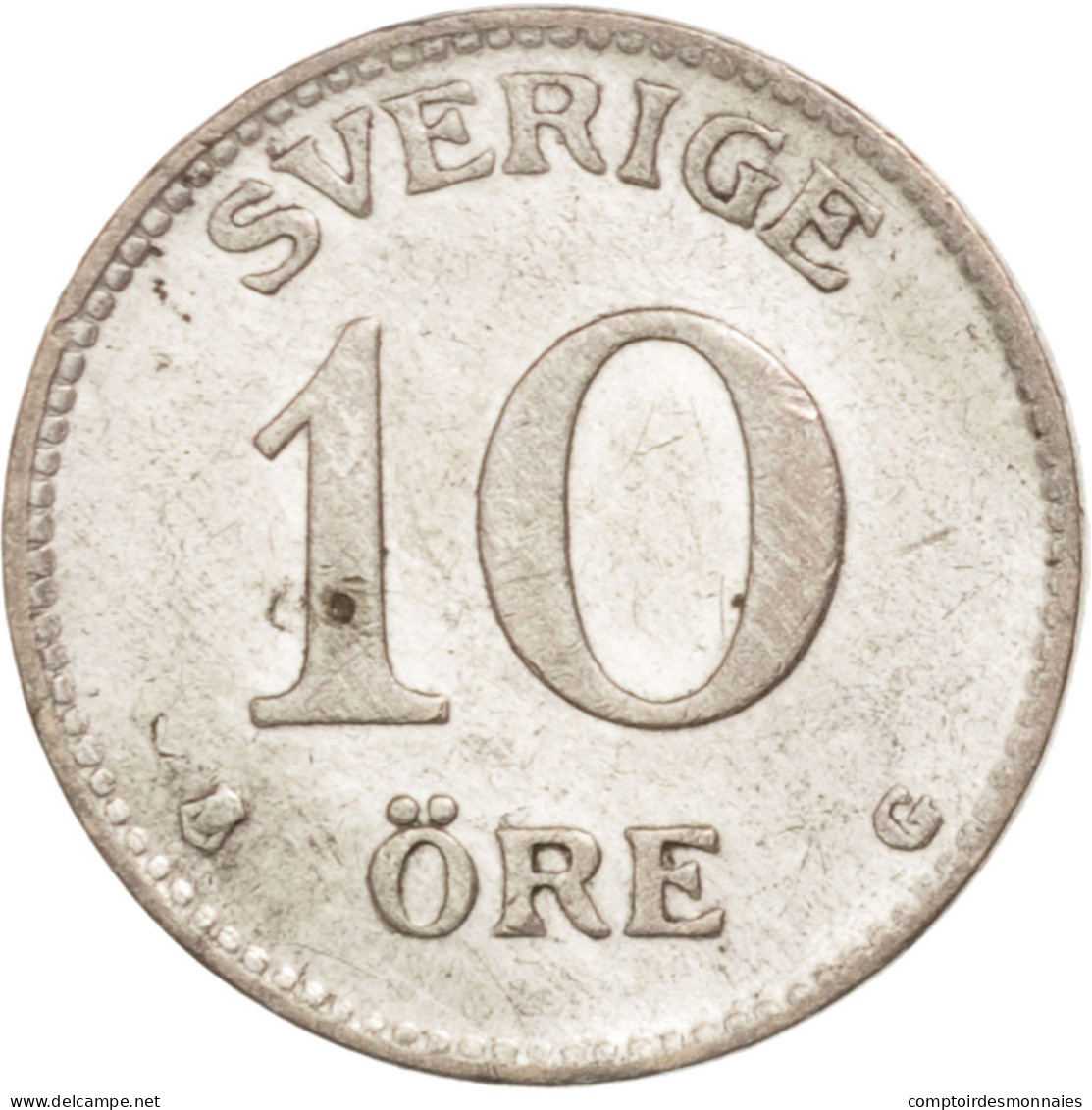 Monnaie, Suède, Gustaf V, 10 Öre, 1940, TTB, Argent, KM:780 - Suède