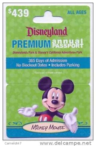 Disneyland California  Ticket # 122 - Disney-Pässe