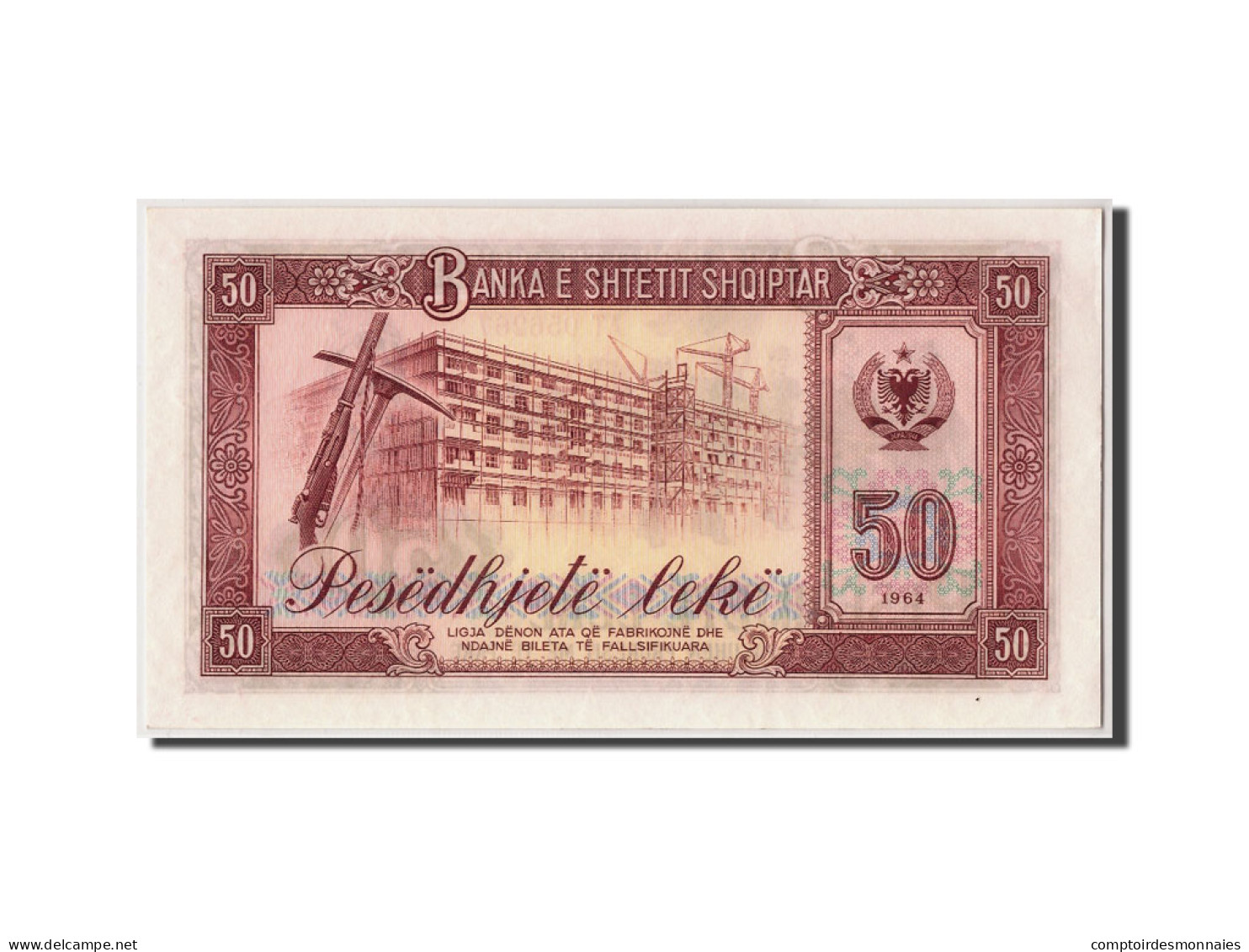 Billet, Albania, 50 Lekë, 1964, Undated, KM:38a, NEUF - Albanien