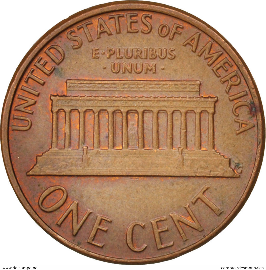 Monnaie, États-Unis, Lincoln Cent, Cent, 1975, U.S. Mint, Philadelphie, TTB - 1959-…: Lincoln, Memorial Reverse