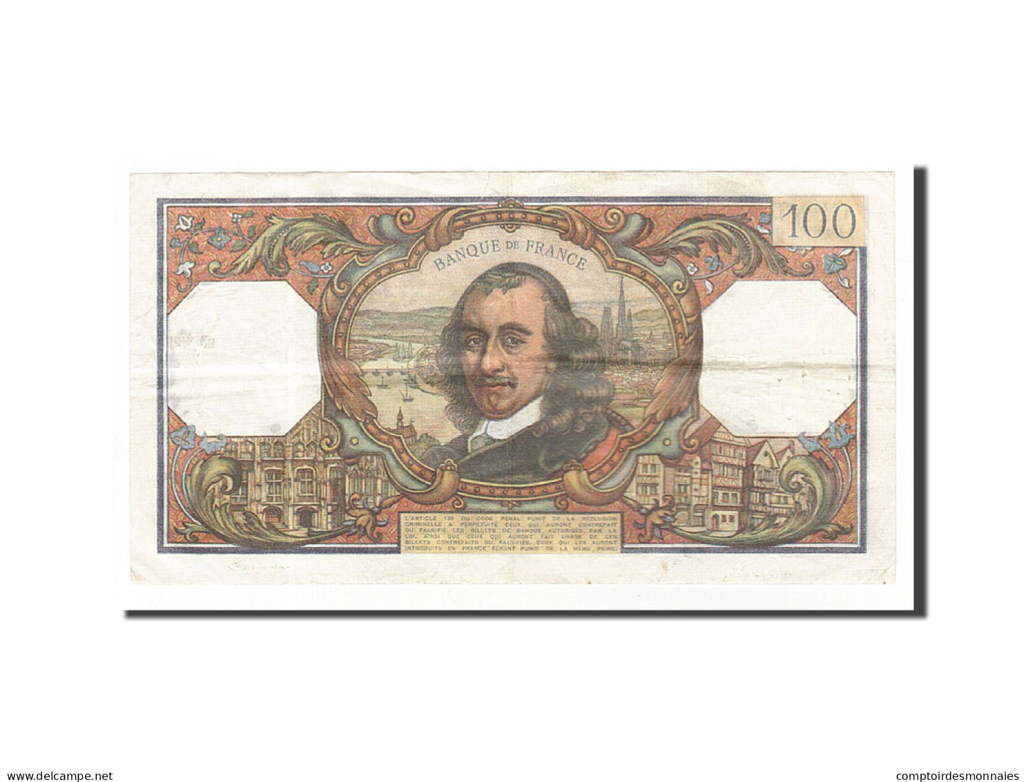 Billet, France, 100 Francs, 1967, 1967-04-06, TTB, Fayette:65.17, KM:149b - 100 F 1964-1979 ''Corneille''