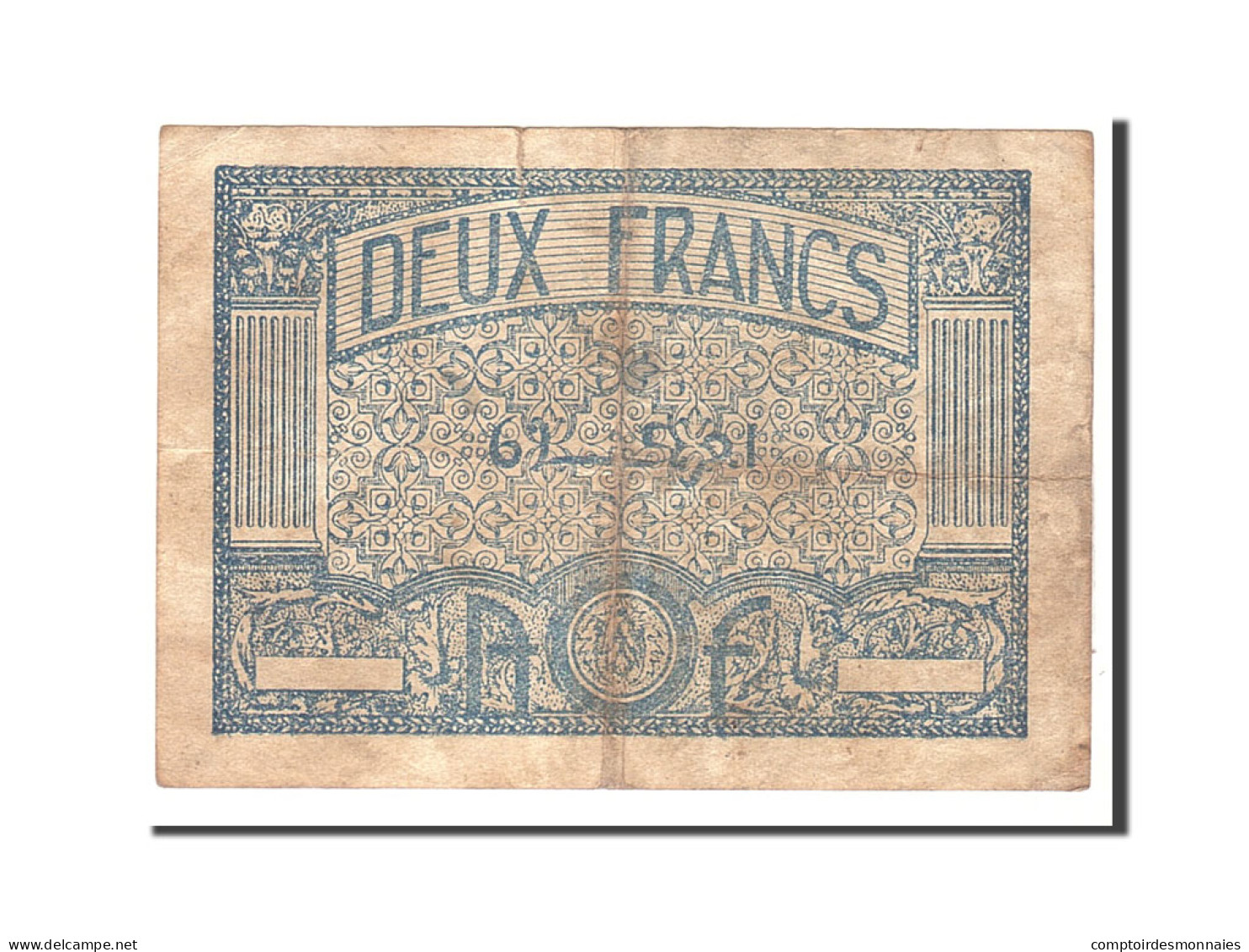 Billet, French West Africa, 2 Francs, 1944, Undated, KM:35, TB+ - West African States