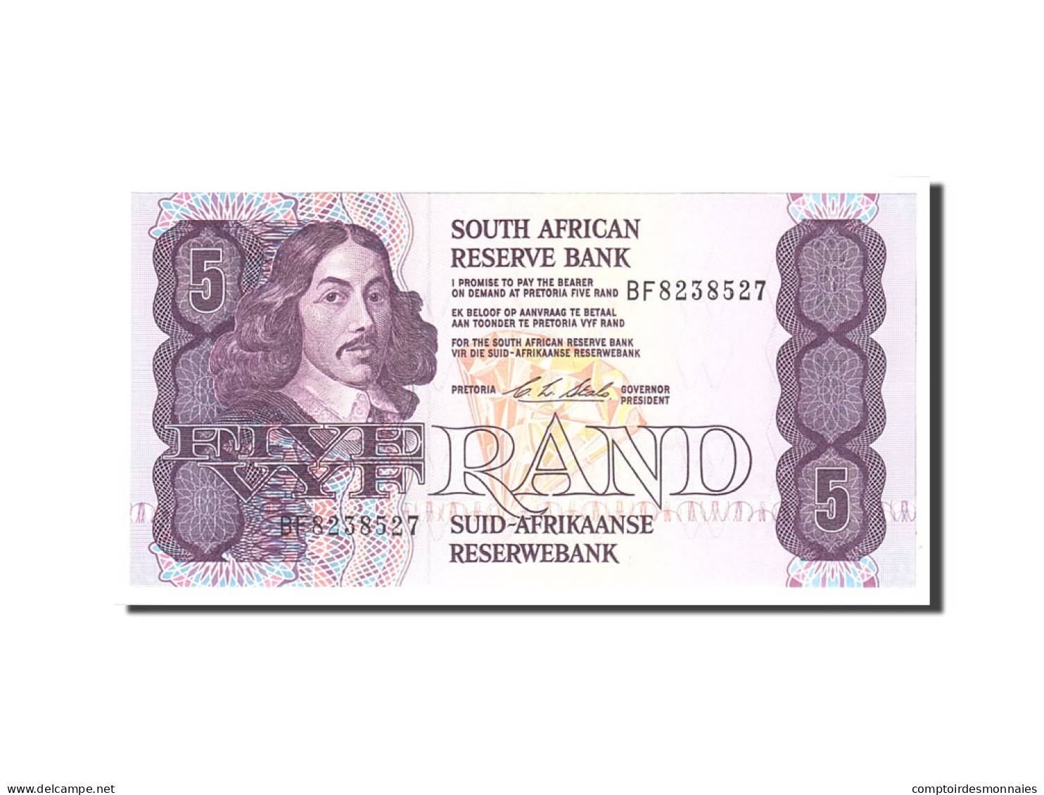 Billet, Afrique Du Sud, 5 Rand, 1990, Undated, KM:119e, NEUF - Sudafrica