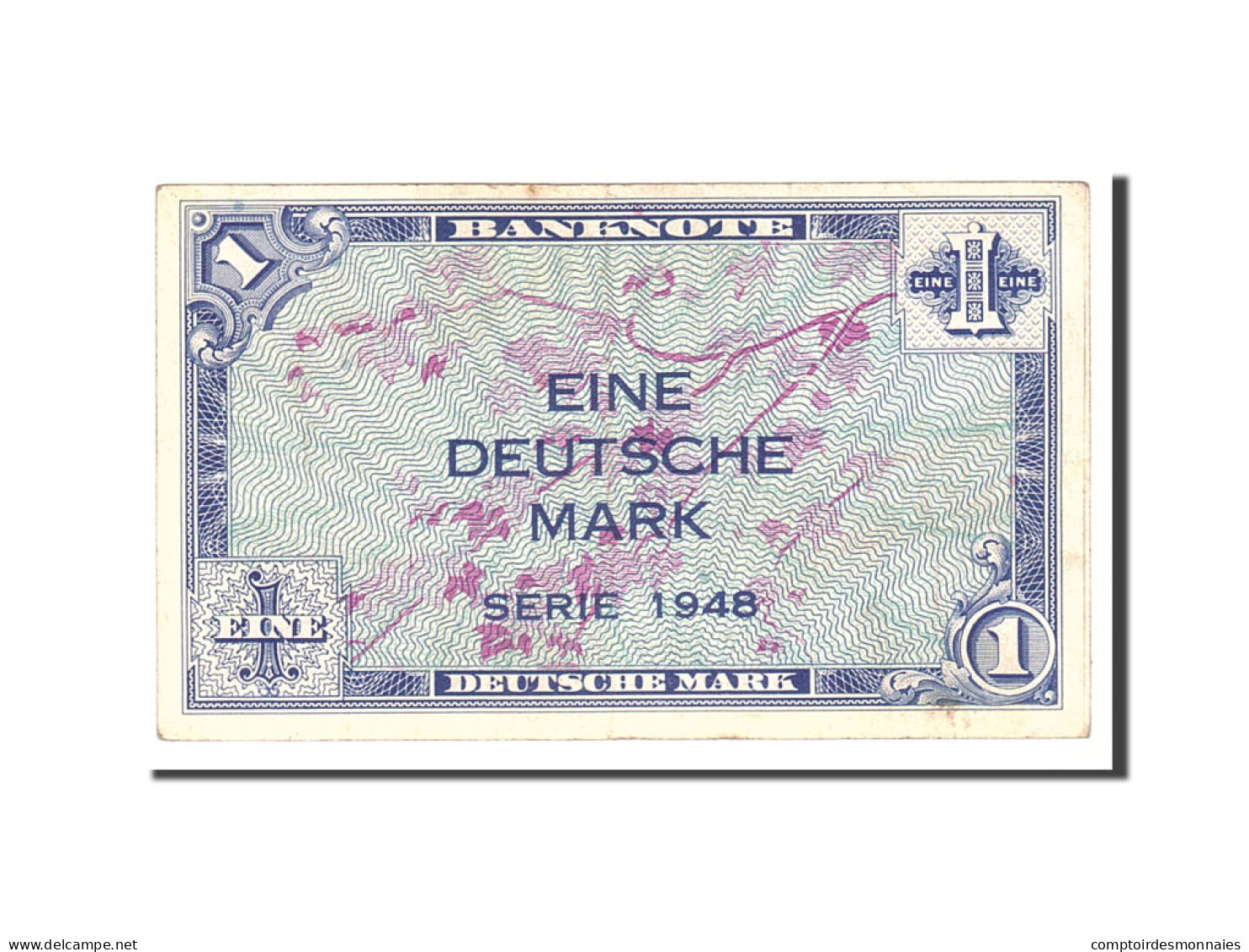 Billet, République Fédérale Allemande, 1 Deutsche Mark, 1948, Undated, KM:2a - Sonstige & Ohne Zuordnung