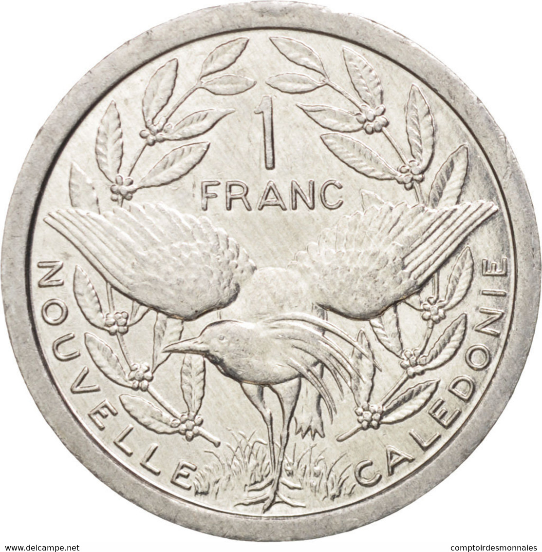 Monnaie, Nouvelle-Calédonie, Franc, 1989, Paris, TTB+, Aluminium, KM:10 - Nieuw-Caledonië