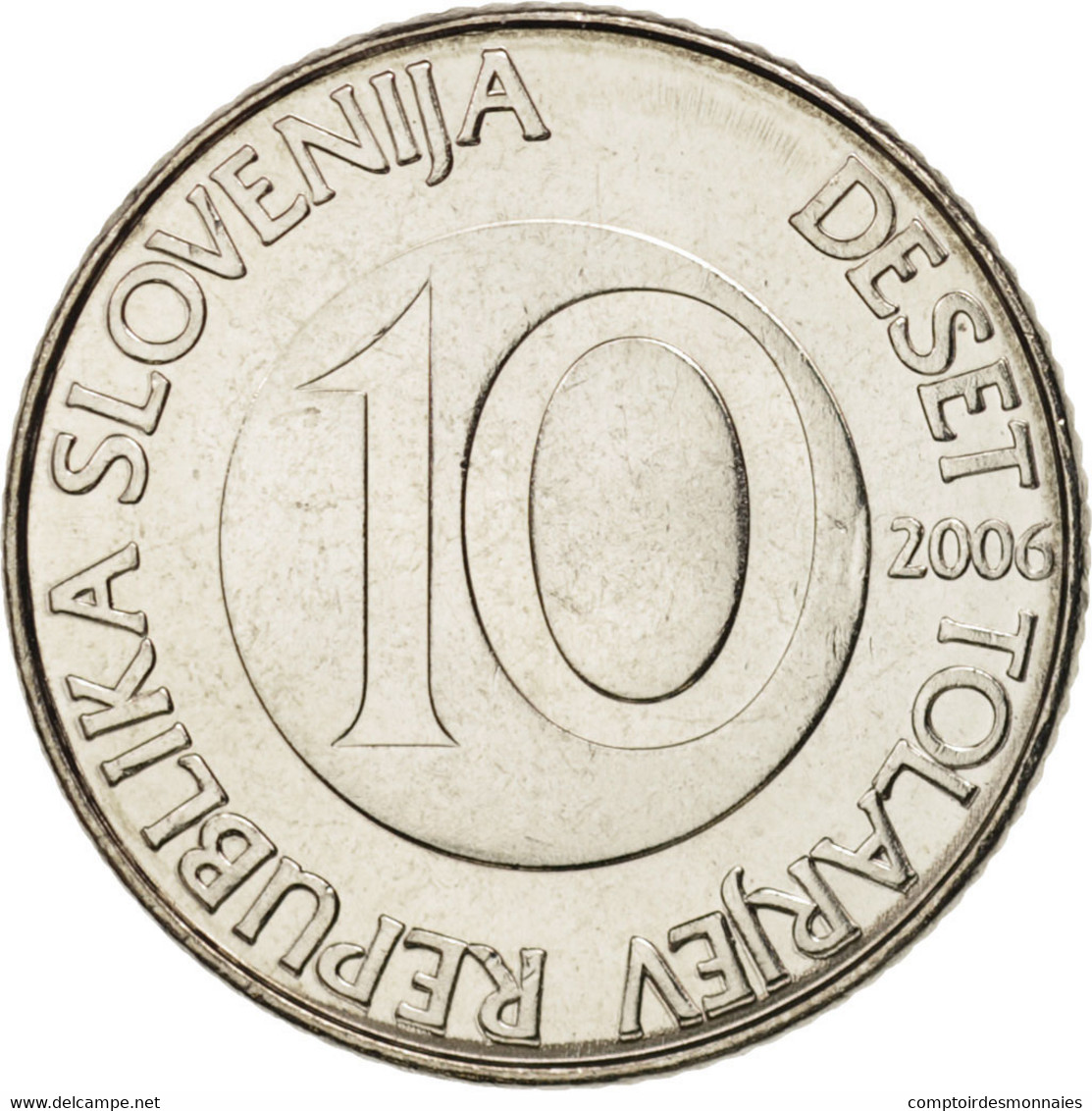 Monnaie, Slovénie, 10 Tolarjev, 2006, FDC, Copper-nickel, KM:41 - Slovénie