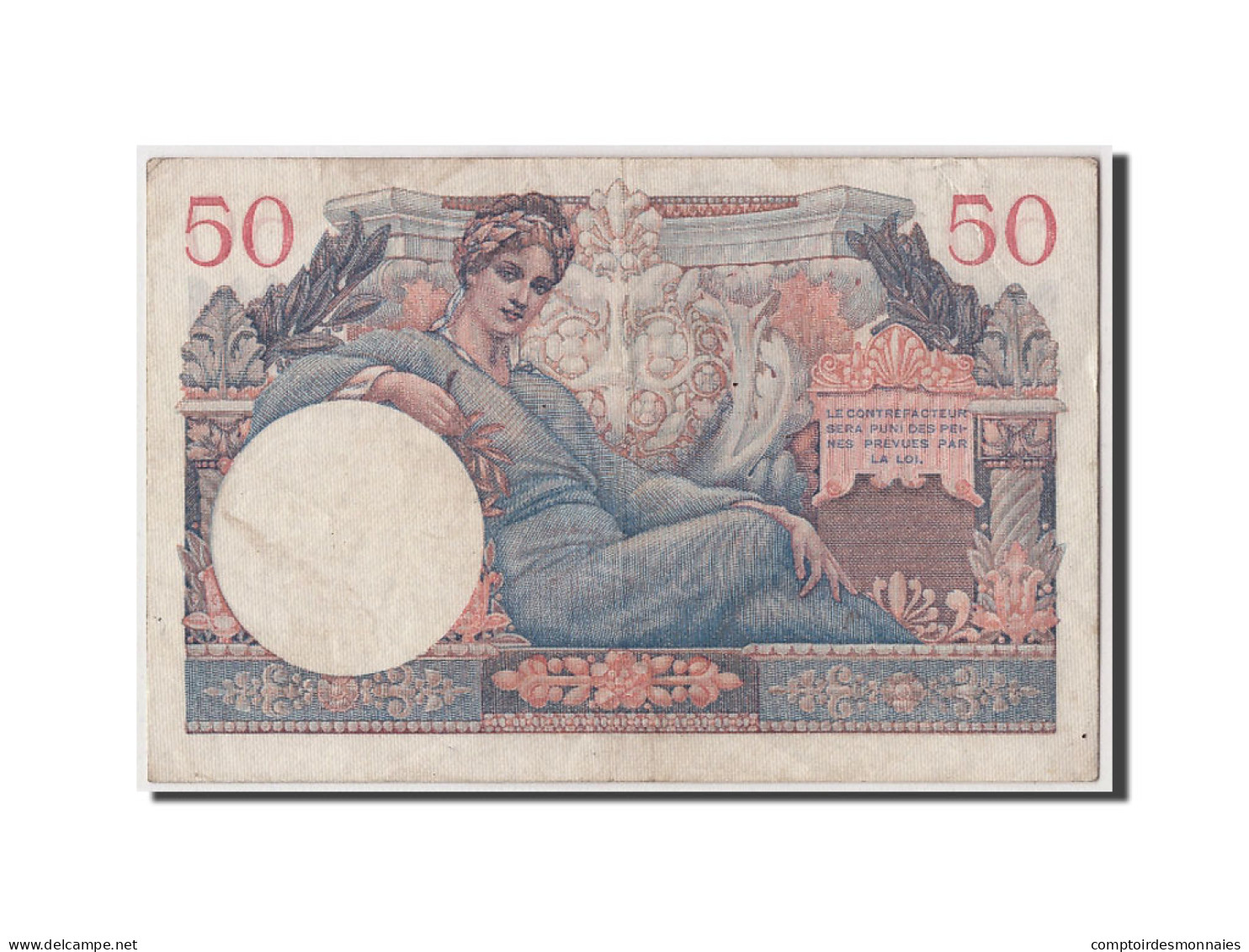 Billet, France, 50 Francs, 1947 French Treasury, Undated (1947), Undated, TTB+ - 1947 French Treasury