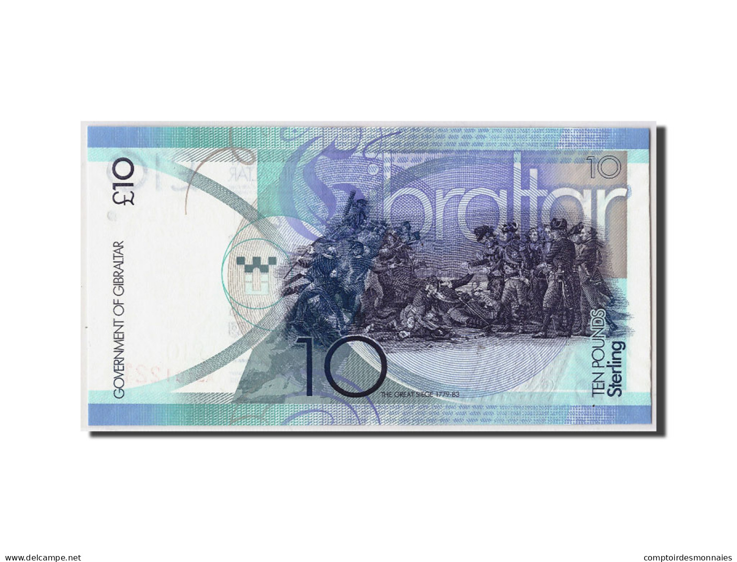 Billet, Gibraltar, 10 Pounds, 2010, 2010-01-01, KM:36, SPL - Gibraltar