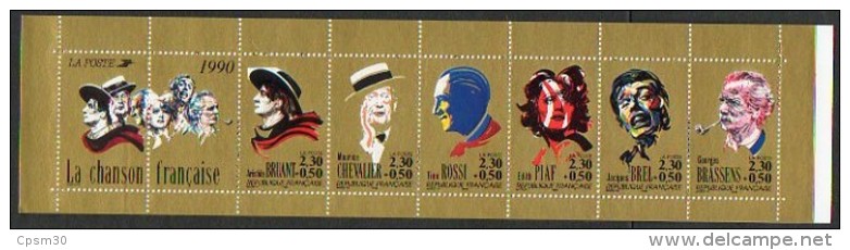 Timbres - La Chanson Francaise - Faciale 13.80 Fr - Valeur 2.10 € - Bloc N° 2655 - Croix Rouge