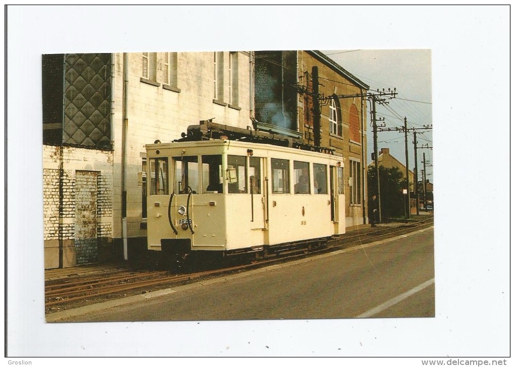 A TRAZEGNIES 140 SUR LA LIGNE 41 DE LA SNCV 13 10 1984 AUTORAIL ART 89 . CETTE LIGNE EST FERMEE DE TRAZEGNIES A JUMET - Courcelles