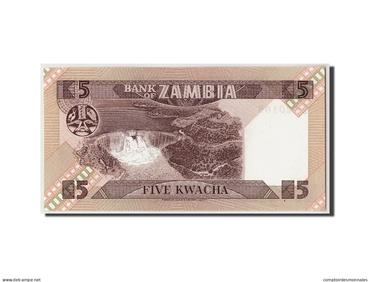 Billet, Zambie, 5 Kwacha, Undated (1980-88), Undated, KM:25c, NEUF - Zambie