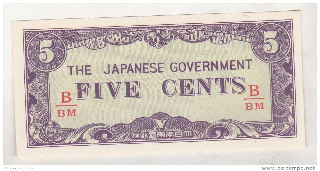 Burma 5 Cents (1942) , Pick 10b - Otros – Asia